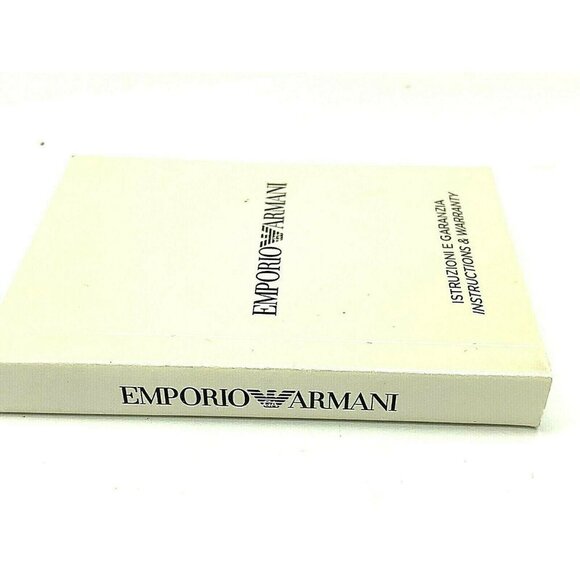 Emporio Armani Watch Instruction Booklet Manual - Picture 2 of 7